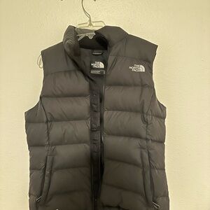 The North Face Charcoal Puffer Vest